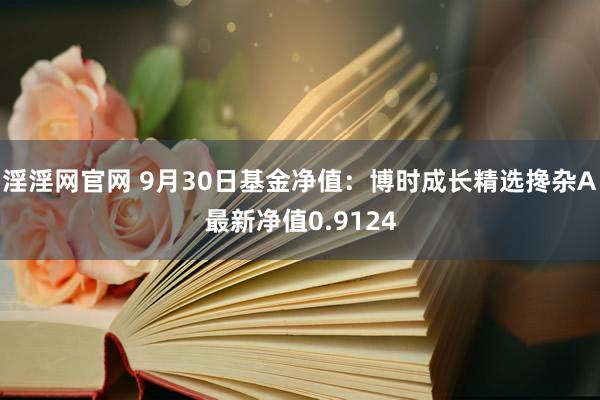 淫淫网官网 9月30日基金净值：博时成长精选搀杂A最新净值0.9124