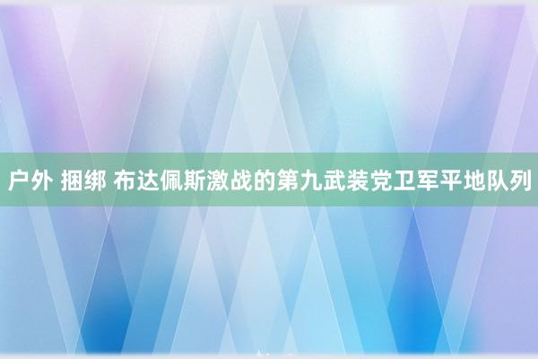 户外 捆绑 布达佩斯激战的第九武装党卫军平地队列