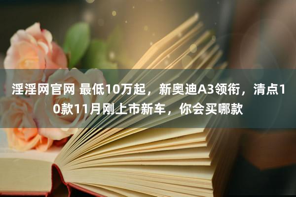 淫淫网官网 最低10万起，新奥迪A3领衔，清点10款11月刚上市新车，你会买哪款