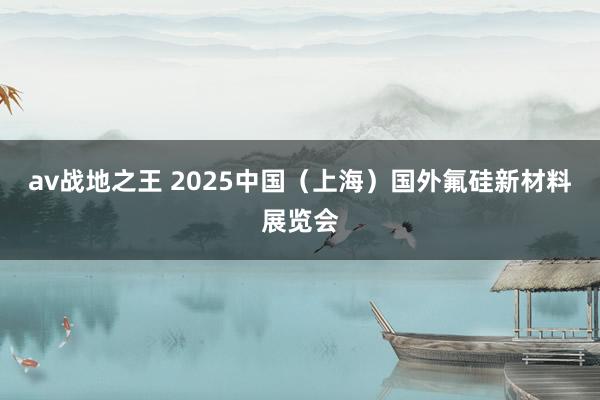 av战地之王 2025中国（上海）国外氟硅新材料展览会