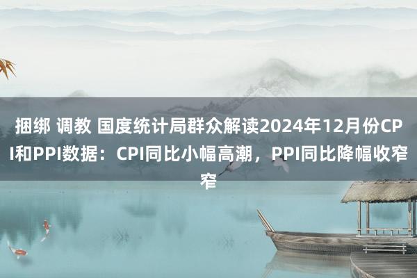 捆绑 调教 国度统计局群众解读2024年12月份CPI和PPI数据：CPI同比小幅高潮，PPI同比降